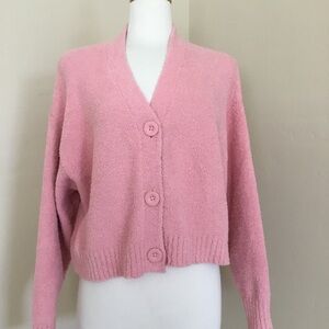 UGG Nyomi Cardigan Sweater Pink Size M
